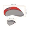 Unique Bargains Waterproof Golf Club Iron Head Covers with Visible Windows 10 Pcs - 2 of 4