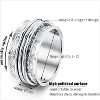 Stainless Steel Spinner Ring - Moon, Star & Floral Anxiety Relief Ring for Women & Men - 2 of 4