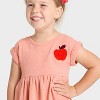 Toddler Girls' Short Sleeve Knit Dress - Cat & Jack™ - 2 of 4