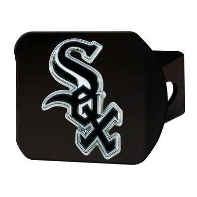  MLB Chicago White Sox Metal Emblem Hitch Cover - Black 