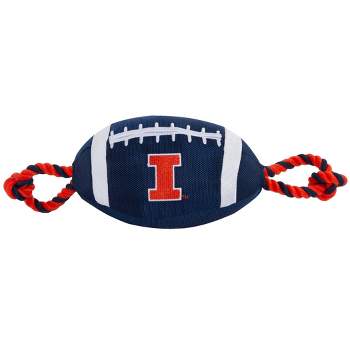 NCAA Illinois Fighting Illini  Nylon Football Dog Toy