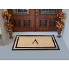 A1HC Natural Coir & Rubber Doormat for Outdoor Indoor Entrance, Long Lasting Easy to Clean Front Door Mat 24x48, Monogrammed - 3 of 4