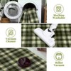 Modern Plaid Living Room Area Rug, Machine Washable Floor Carpet, Non-Slip Checkered Soft Rug, Low-Pile Non-Shedding Accent Rug, Indoor Foldable Rug - 4 of 4