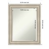 Amanti Art Sierra Half-Inch-Bevel Wood Framed Bathroom Vanity Wall Mirror - 3 of 4