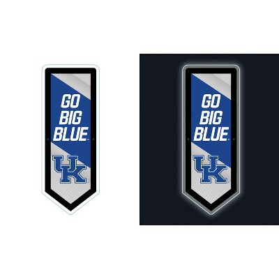 Evergreen Ultra-Thin Glazelight LED Wall Decor, Pennant, University of Kentucky- 9 x 23 Inches Made In USA