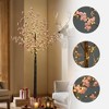 LuxenHome 5Ft Artificial Baby's Breath Tree with Pink Flowers and 300 Micro LED Lights - 2 of 4