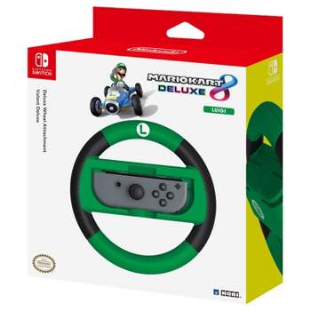 Hori Nintendo Switch Deluxe Wheel Attachment - Mario Kart 8 Deluxe - Luigi
