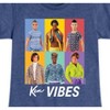 Girls' - Barbie - Ken Vibes Fitted Short Sleeve Graphic T-Shirt - 2 of 4