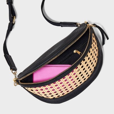 Straw Detail Belt Crossbody Bag - Universal Thread' - image 4