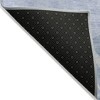 Denim Blue And Sky Blue Abstract Washable Indoor Outdoor Area Rug - 4 of 4