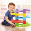 Quercetti: Flip Car Race Track - Stacking Ramp Playset, 2 Flipping Cars, Kids - 4 of 4