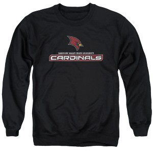 Saginaw Valley State University Official Cardinals Logo Adult Crewneck Sweatshirt - 1 of 4