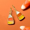 Ross-Simons Mother-Of-Pearl and Multicolored Chalcedony Candy Corn Drop Earrings in 18kt Gold Over Sterling - 3 of 4