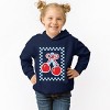 The Juniper Shop Patriotic Cherries Checkered Toddler Hoodie - 3 of 4