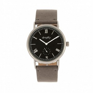 Simplify The 5100 Leather-Band Watch - 1 of 4