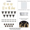 Big Dot of Happiness Adult 60th Birthday - Gold - Birthday Party Letter Banner Decor - 36 Cutouts & No-Mess Real Gold Glitter Happy Birthday Letters - 3 of 4