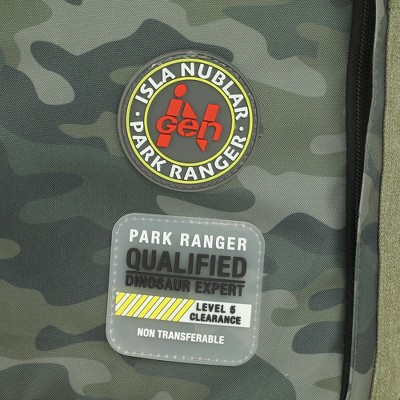 Jurassic Park Logo 16" Tan & Camo Backpack — фото 2
