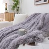 Kate Aurora Regal Luxe Oversized Ultra Soft & Fuzzy Lined Accent Throw Blanket - 50 in. W x 70 in. L - 2 of 4