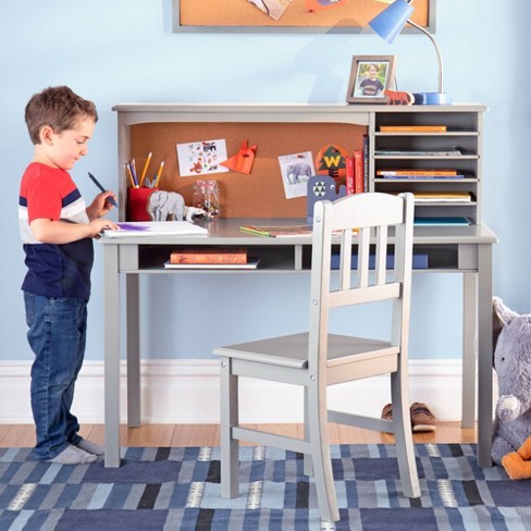 Kids Height Adjustable Tilting Homework Writing Table Study Desk Children 