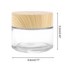 Unique Bargains Transparent Cream Glass Bottle for Bathroom 1 Pc - 4 of 4