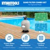 Swimline Hydrotools 31 Inch Sand Filter Combo Set with Stand and Multi-Port Valve for Inground Pools Up To 47,000 Gallons, 500 lb Sand Capacity - 2 of 4