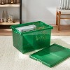 70qt Large Latching Tint Storage Box Green - Brightroom™