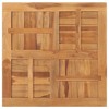 vidaXL Table Top, Solid Teak Wood Square 31.5"x31.5"x1" - 2 of 4
