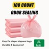 Covfresh Odor Sealing  Diaper Disposal Bags - Easy Tie Handles Bags Diaper Waste Bags - 2 of 4