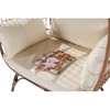 Wicker Egg Chair, Indoor Outdoor Lounger, With 5 Cushions, Egg Chair, Garden Rattan Egg Chair, For Patio, Backyard, Living Room, Bedrooms, Garden - 3 of 4