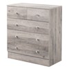 Karl Home 5-Drawer Grey Particle Board 25.98in. W Chest of Drawer - 2 of 4