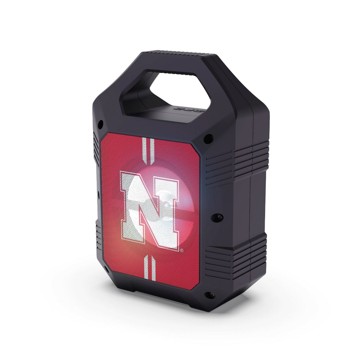 SOAR Collegiate ShockBox XL LED Wireless Bluetooth Speaker- Nebraska Cornhuskers