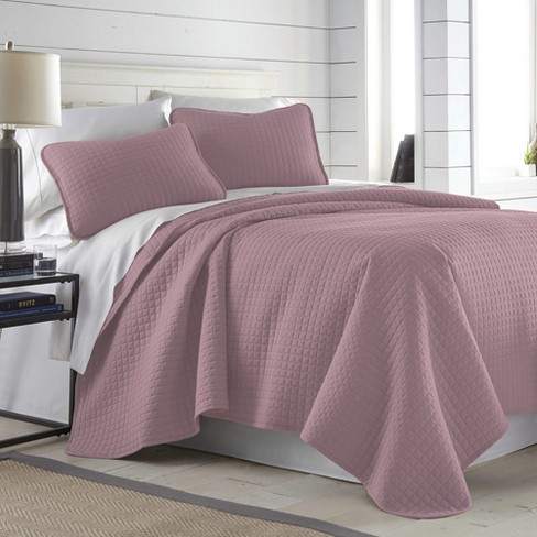 Southshore Set Trapunta Oversize 3 Pezzi Queen/King – Leggera E Morbida, Microfibra Spazzolata, Colore Denim, 248,9x248,9 Cm Con Federe