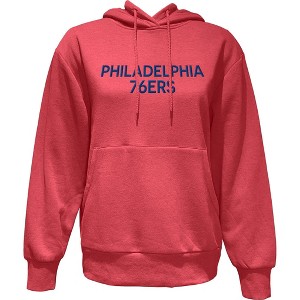 NBA Philadelphia 76ers Women's Long Sleeve Hooded Sweatshirt - 1 of 4