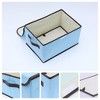 REGALWOVEN Fabric Shelves Closet Collapsible Storage Bin Cube with Handles and Lid 2 Pcs - 2 of 4
