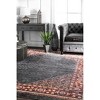 Nuloom Vintage Purnell Floral Indoor Area Rug, 4' x 6', Rust - 2 of 4