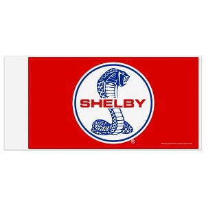 Shelby Mustang Patriotic Logo Automotive Bumper Sticker - 1 of 4
