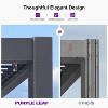 PURPLE LEAF Outdoor Louvered Pergola with Adjustable Metal Roof for Patio Pergola - 4 of 4