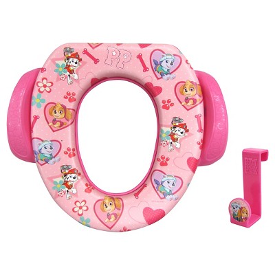 pink toilet seat