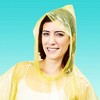 Juvale Juvale 20-Pack Disposable Rain Ponchos with Hood for Adults and Family - Clear Multicolor Emergency Raincoats - image 4 of 4