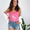 Simply Sage Market Women's Palm Springs Palm Trees Graphic Racerback Tank - 2 of 3