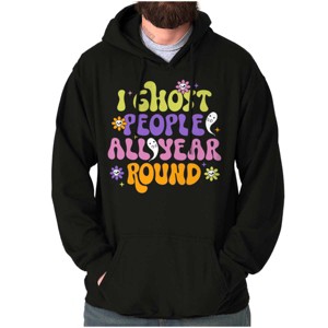 Funny I Ghost People All Year Round Hoodie Sweatshirt Women Brisco Brands - 1 of 4