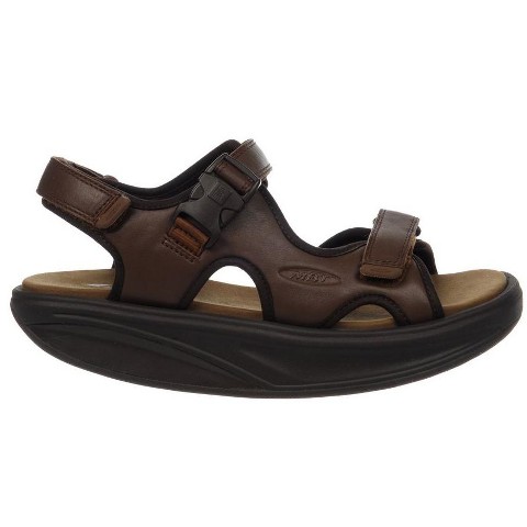 MBT Men's Kisumu 3S Brown Sandals,8.5