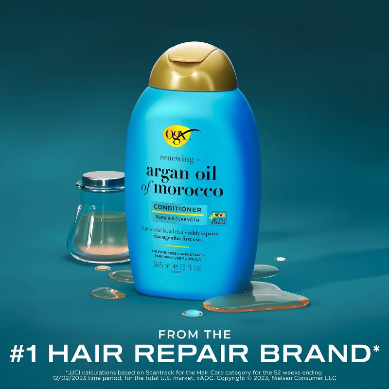 OGX Renewing + Argan Oil of Morocco Hair Soften & Strengthen Conditioner, 5 of 12