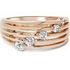 Pompeii3 14K Rose Gold 1/2ct Diamond Right Hand Journey Ring - 4 of 4