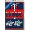 Trends International MLB Minnesota Twins - Champions 23 Framed Wall Poster Prints - 3 of 4