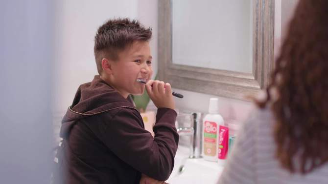 hello Kids&#39; Unicorn Sparkle Bubble Gum Fluoride Toothpaste - 4.2oz/3pk, 2 of 11, play video