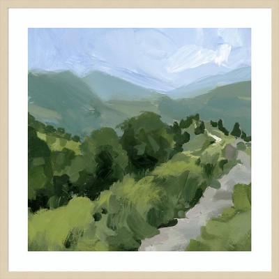 Victoria Barnes Tree Lined Path I Framed Scenic Print