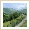 Amanti Art Tree Lined Path I by Victoria Barnes Framed Wall Art Print - 4 of 4