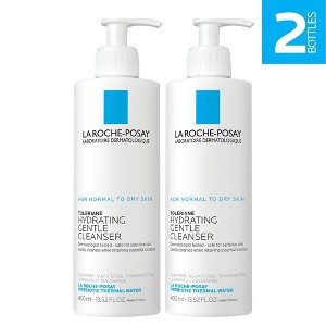 La Roche Posay 2 Pack/13.5 fl oz Each Toleriane Hydrating Gentle Face Wash with Ceramide for Normal to Dry Sensitive Skin - 1 of 4