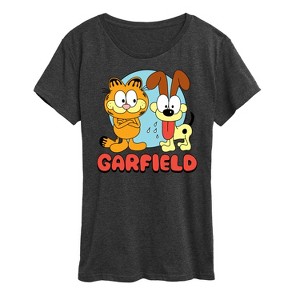Women's - Garfield - Garfield Odie Doodle Short Sleeve Graphic T-Shirt - 1 of 4
